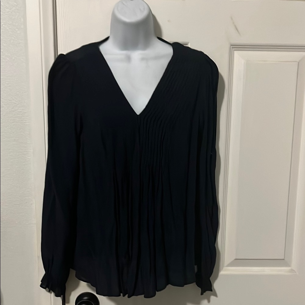 Elegant Dark Blue Women's Top- Nanette Lepore sz S
